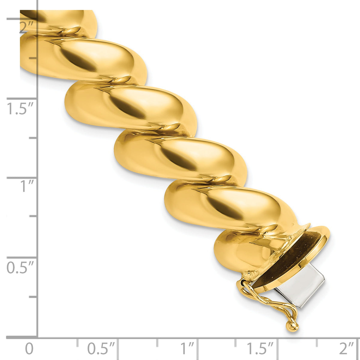 14K Yellow Gold San Marco Bracelet, view 23