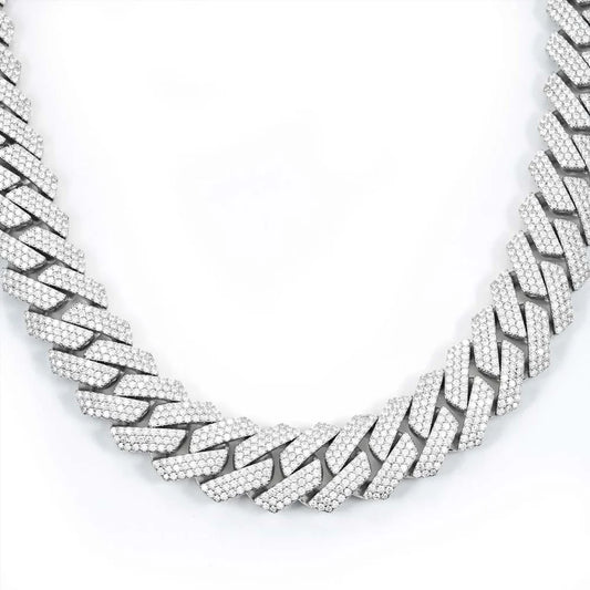Cuban Link Necklace - Moissanite