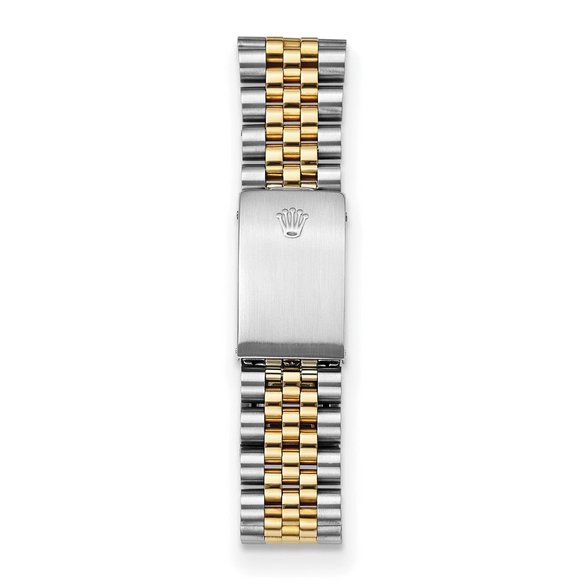 Two-tone steel and 18K yellow gold Jubilee bracelet and clasp on the pre-owned Rolex Datejust 36mm watch