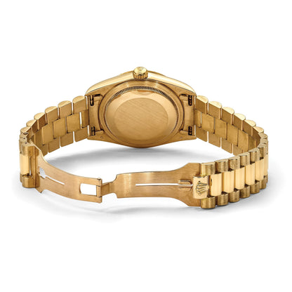 Pre-owned Rolex Day-Date President 36mm 18K yellow gold watch with champagne dial, additional view