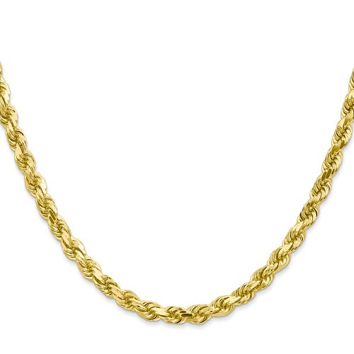 14K Gold Solid Rope Chain