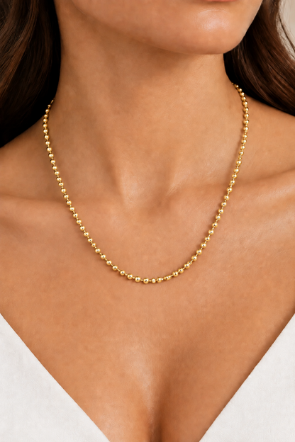 10K Yellow Gold Diamond-Cut Moon Cut Chain, view 5