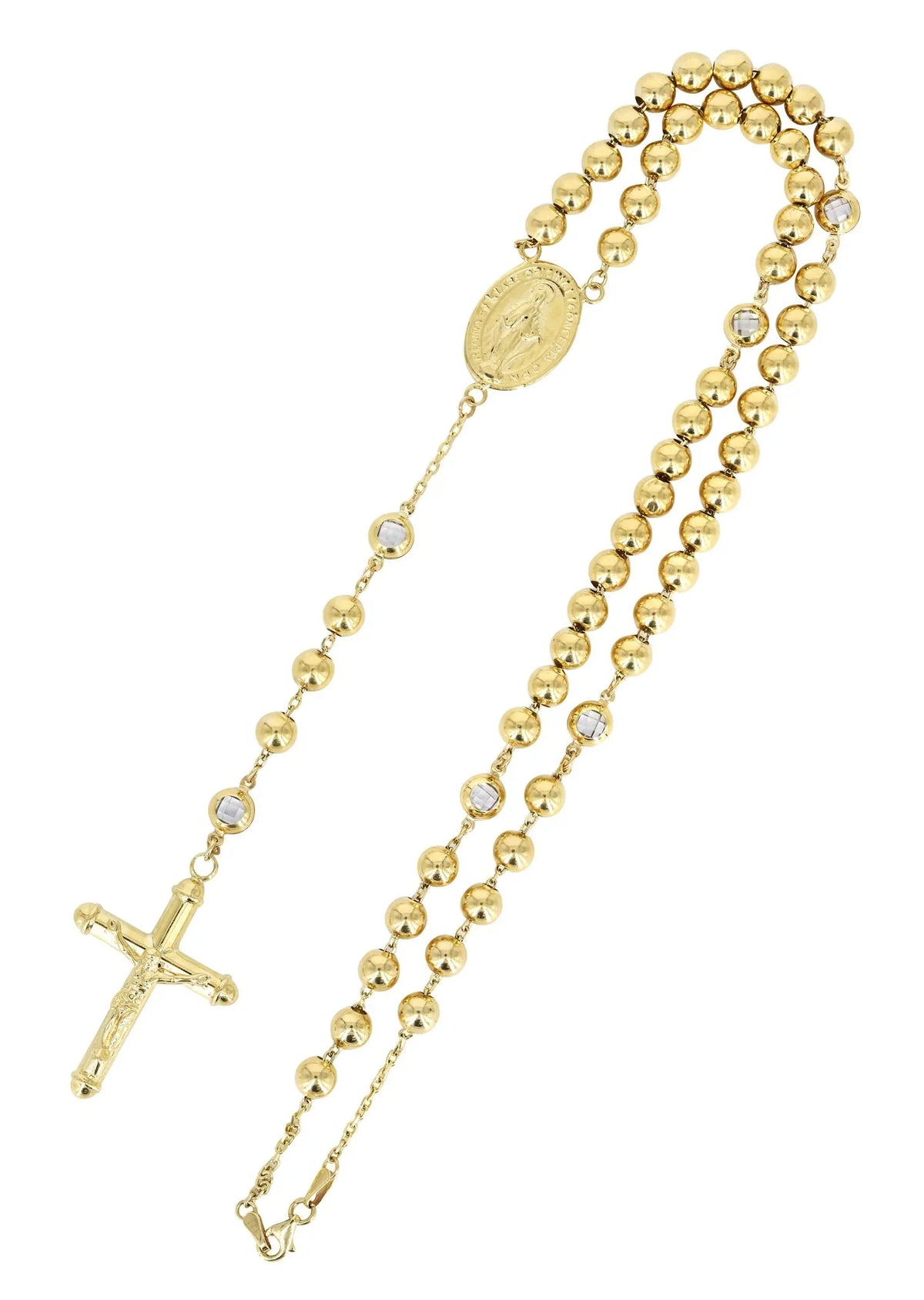 14K Yellow Gold Rosary Chain
