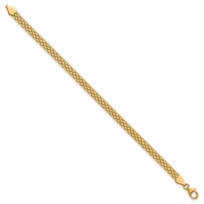 14K Yellow Gold Bismark Bracelet, view 7