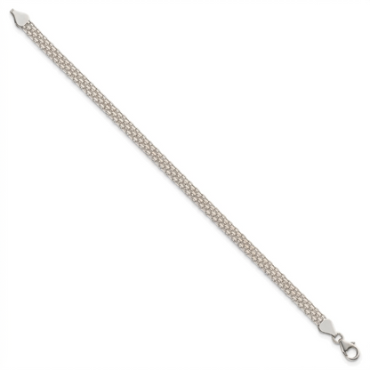 14K White Gold Bismark Bracelet, view 5