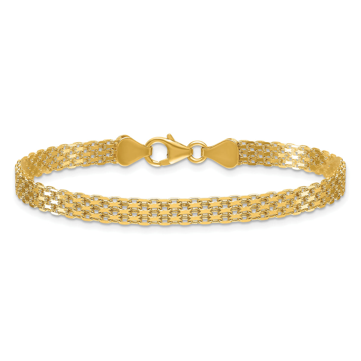 14K Yellow Gold Bismark Bracelet, view 8