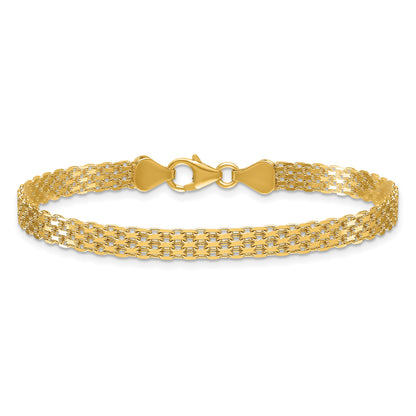 14K Yellow Gold Bismark Bracelet, view 8