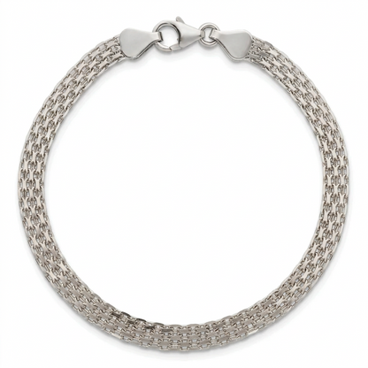 14K White Gold Bismark Bracelet