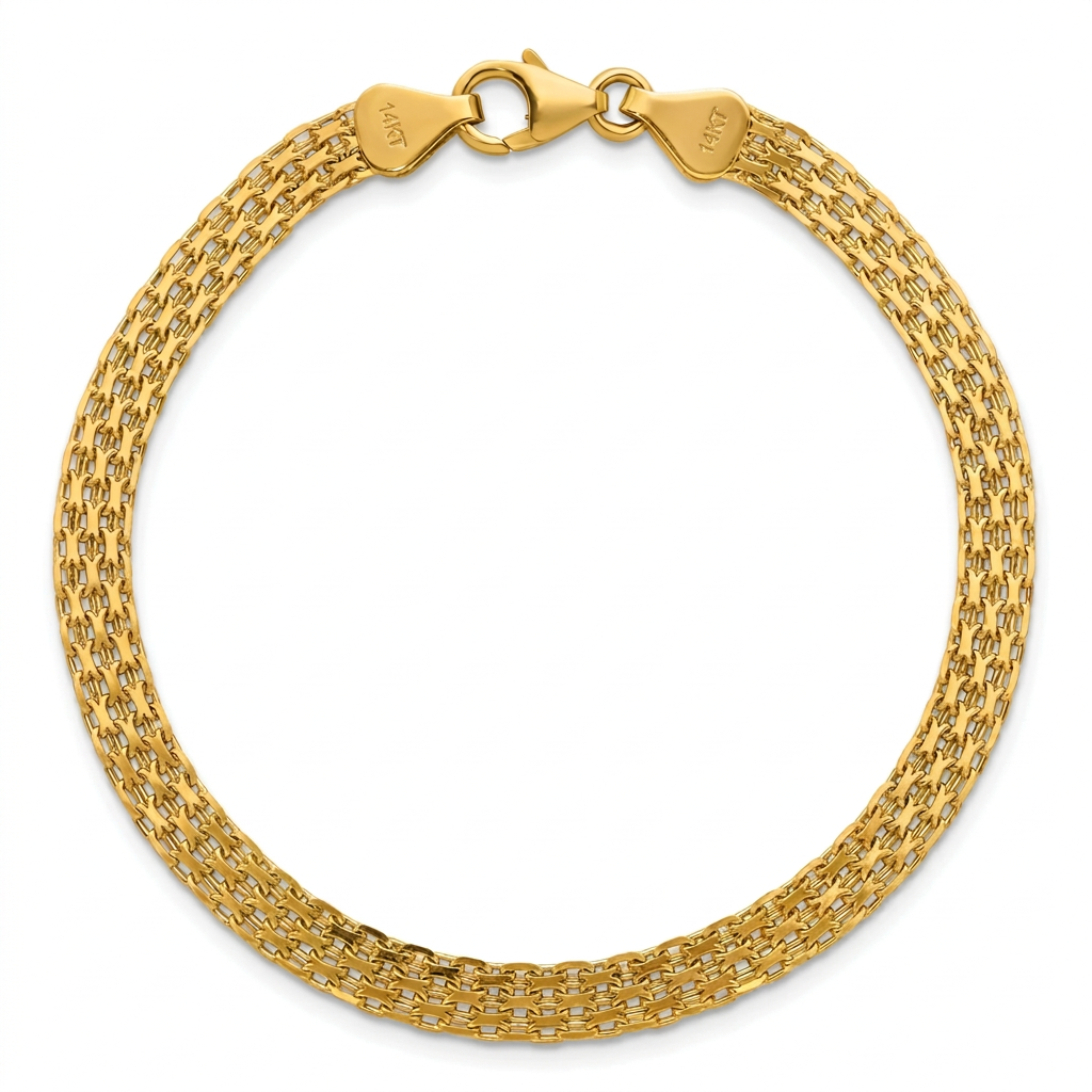 14K Yellow Gold Bismark Bracelet