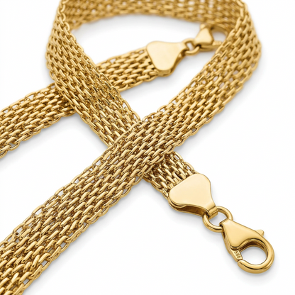 14K Yellow Gold Bismark Bracelet, view 11