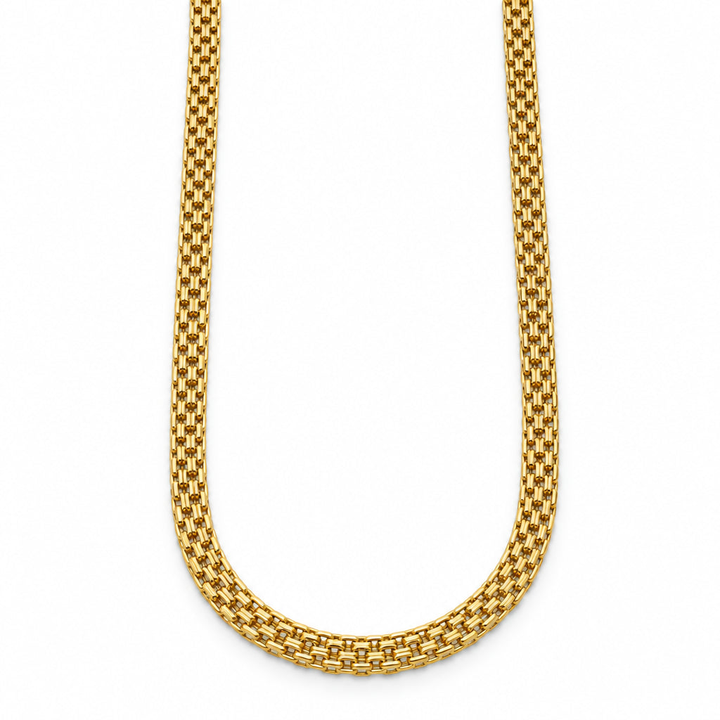 14K Yellow Gold Bismark Chain, view 2