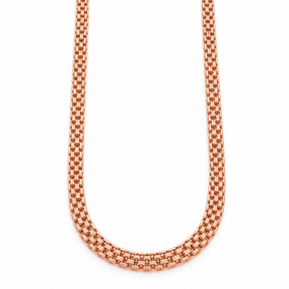 14K Rose Gold Bismark Chain, view 8