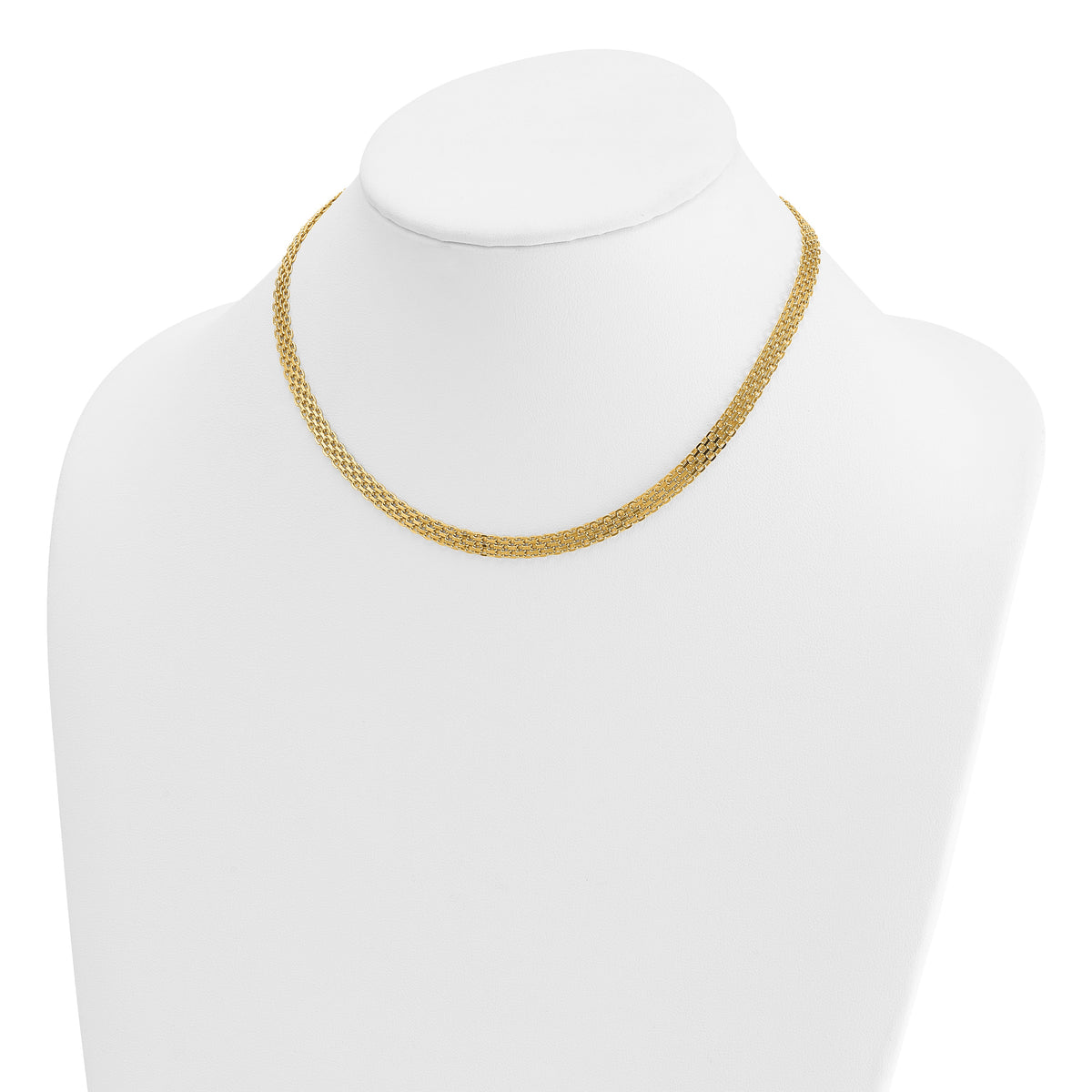 14K Yellow Gold Bismark Chain, view 3