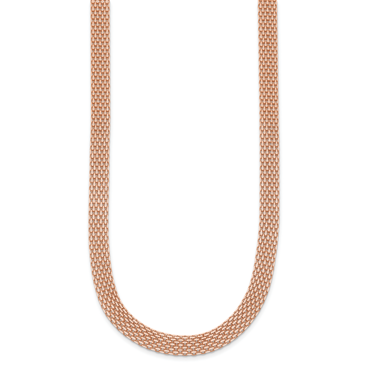 18K Rose Gold Bismark Chain, view 2