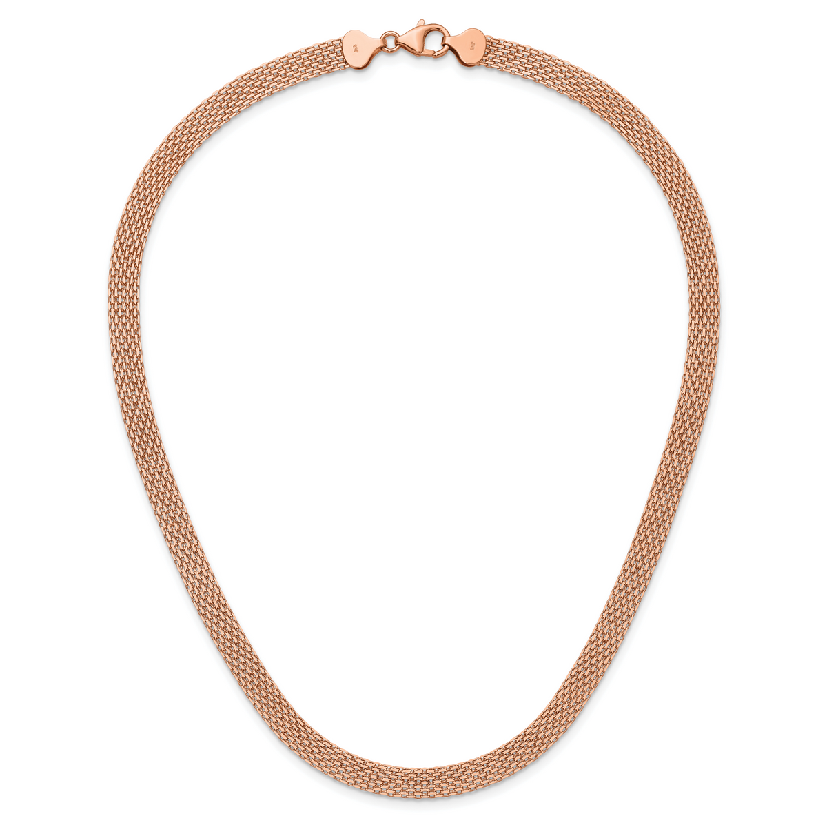 18K Rose Gold Bismark Chain, view 4