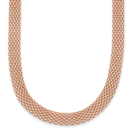 18K Rose Gold Bismark Chain