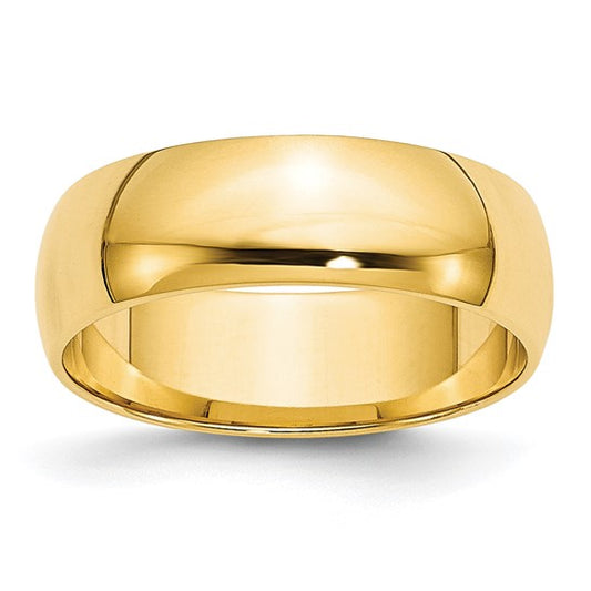 6mm Plain Gold Wedding Band
