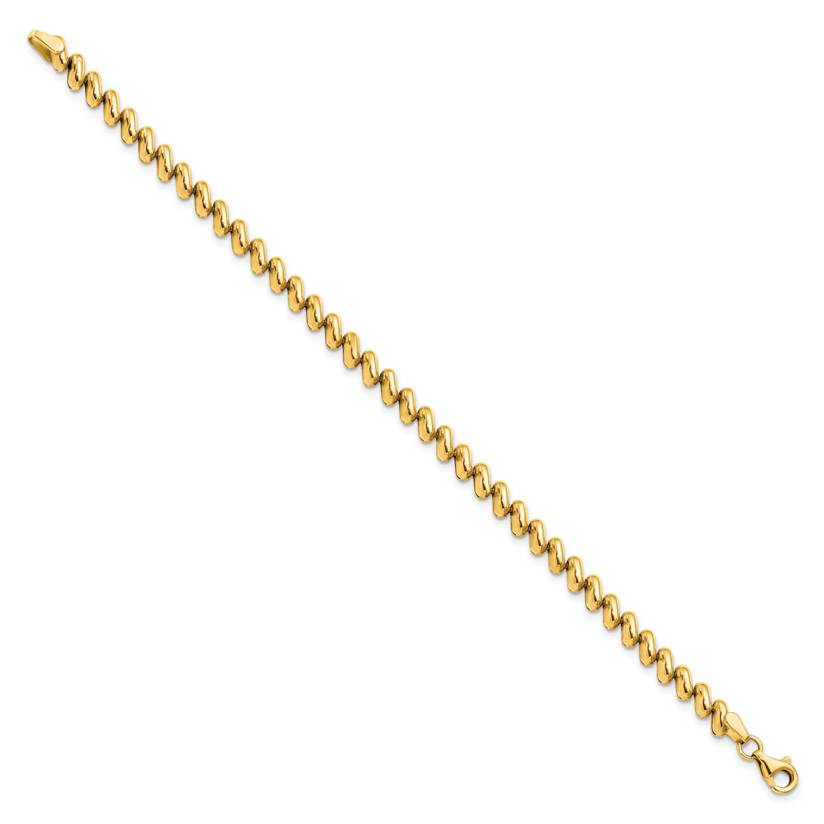 14K Yellow Gold San Marco Bracelet, view 4