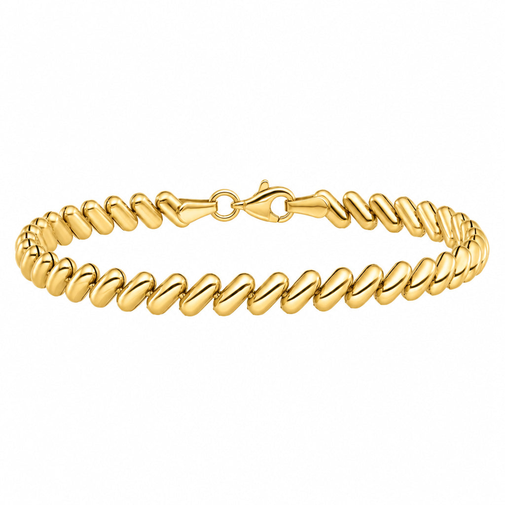 14K Yellow Gold San Marco Bracelet, view 3