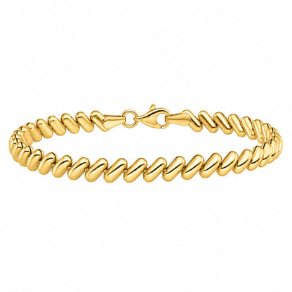 14K Yellow Gold San Marco Bracelet, view 3