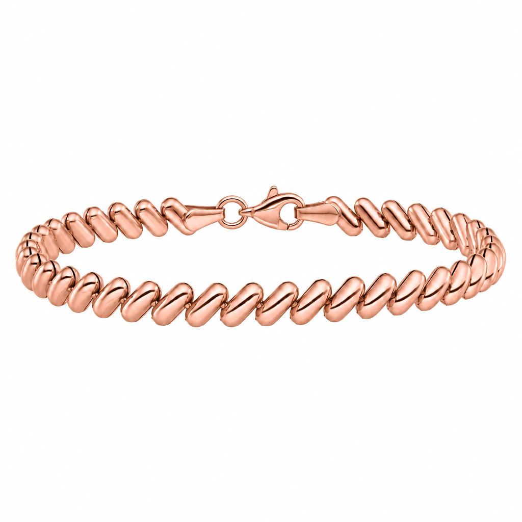 14K Rose Gold San Marco Bracelet, view 2