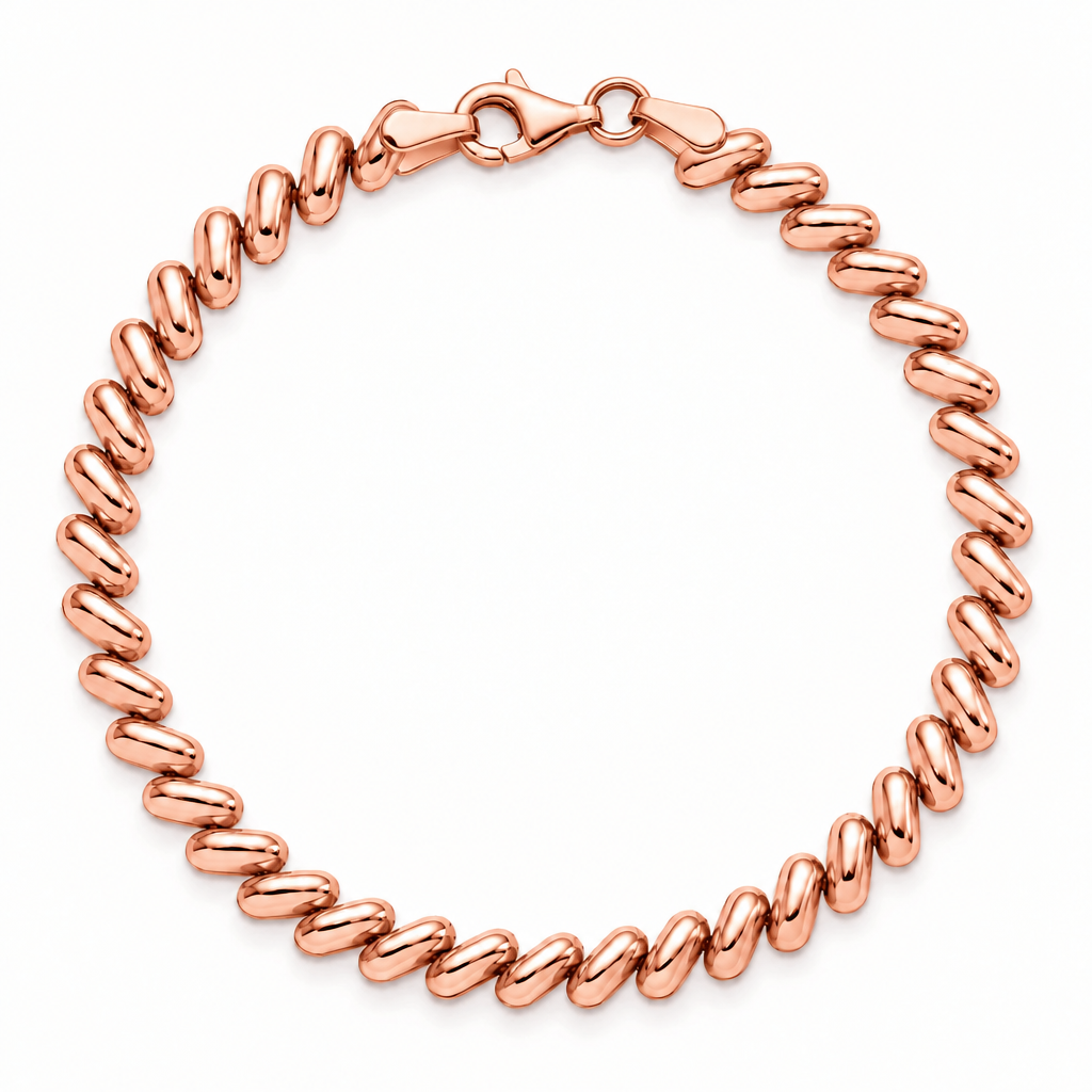 14K Rose Gold San Marco Bracelet