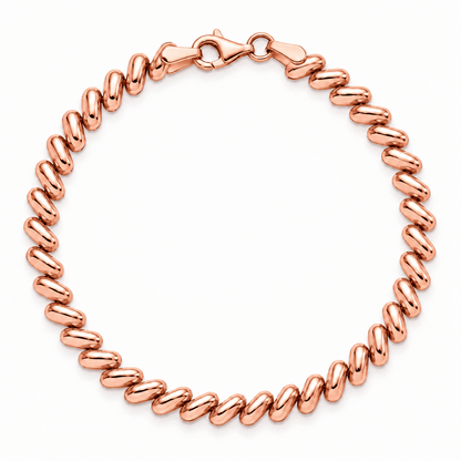 14K Rose Gold San Marco Bracelet