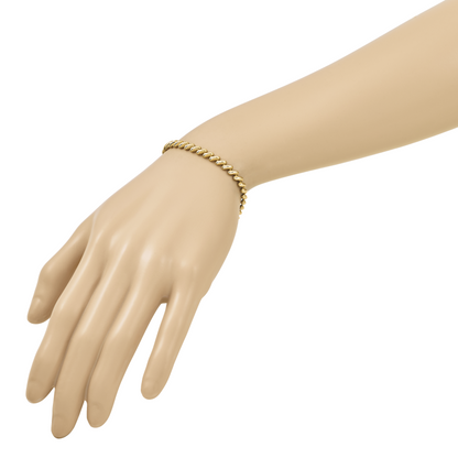 14K Yellow Gold San Marco Bracelet, view 5