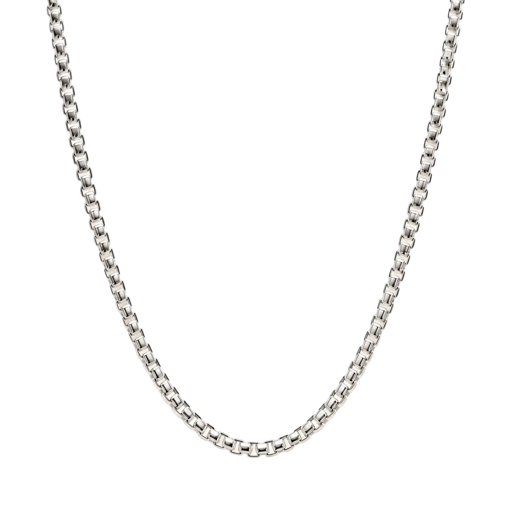 925 Sterling Silver Round Box Chain – view 1