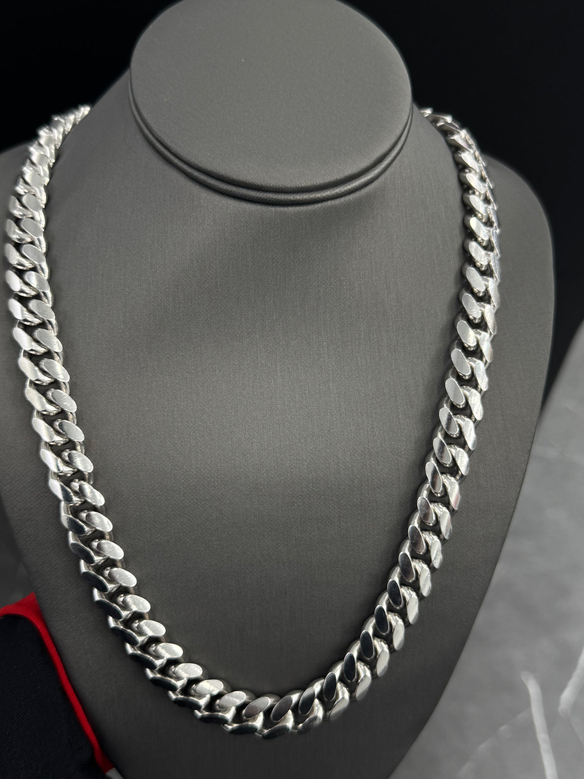 925 Sterling Silver Cuban Chain 13mm