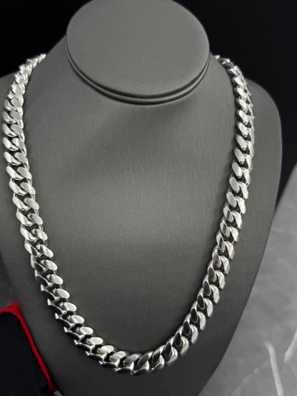 925 Sterling Silver Cuban Chain 13mm