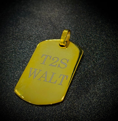 Custom Engraved 925 Silver Dog Tag, view 4
