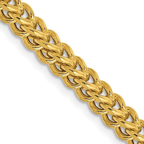 10K Yellow Gold Semi-Solid Franco Chain