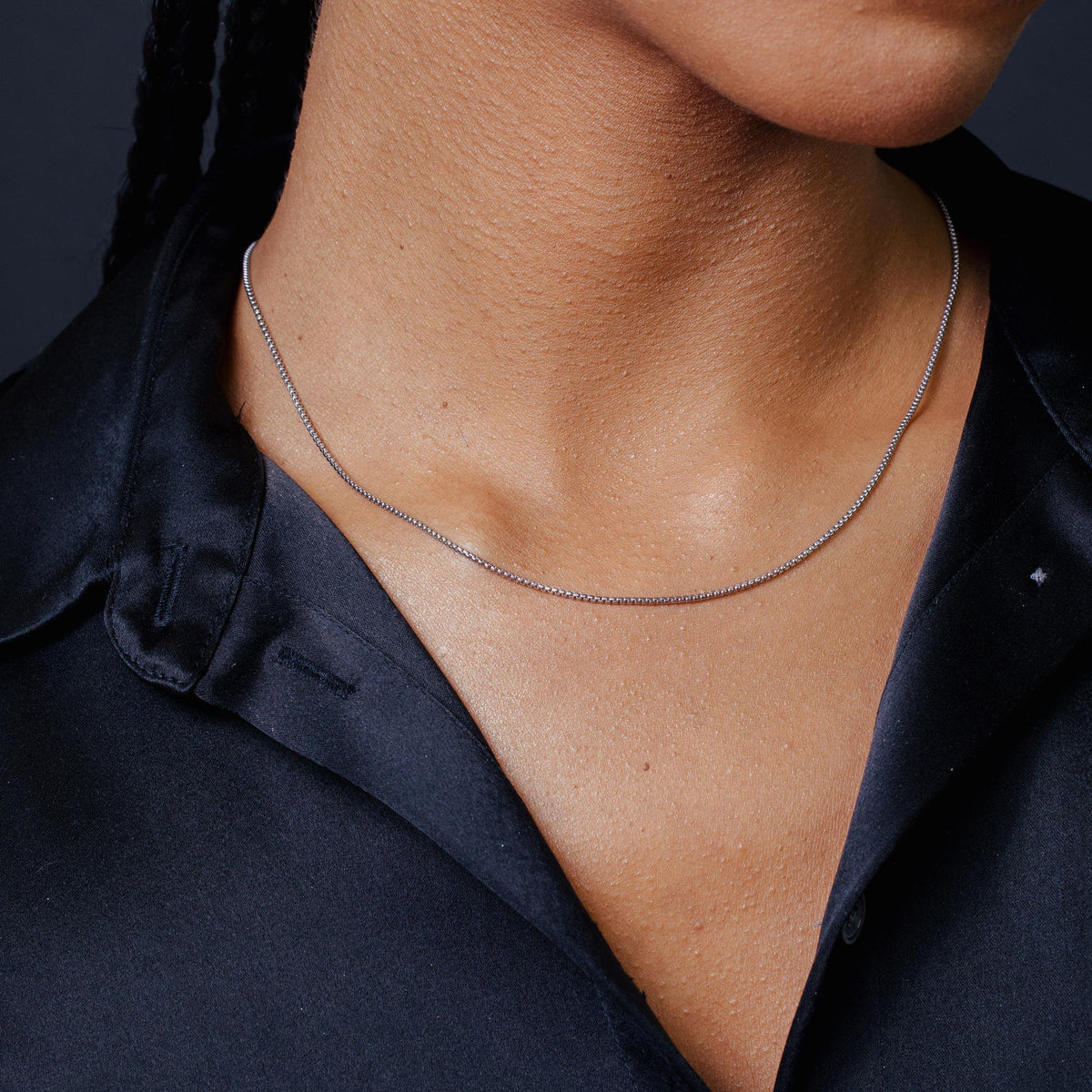 925 Sterling Silver Round Box Chain – view 5