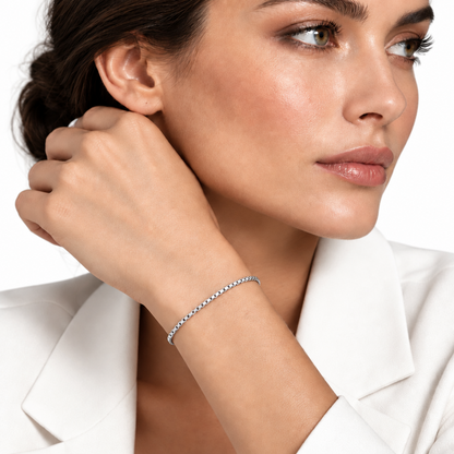 Gold Plated Sterling Silver Box Bracelet – view 6