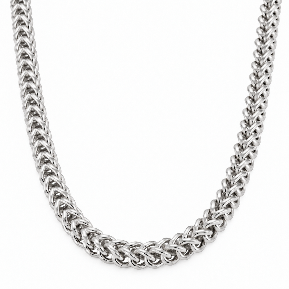 White gold Franco chain