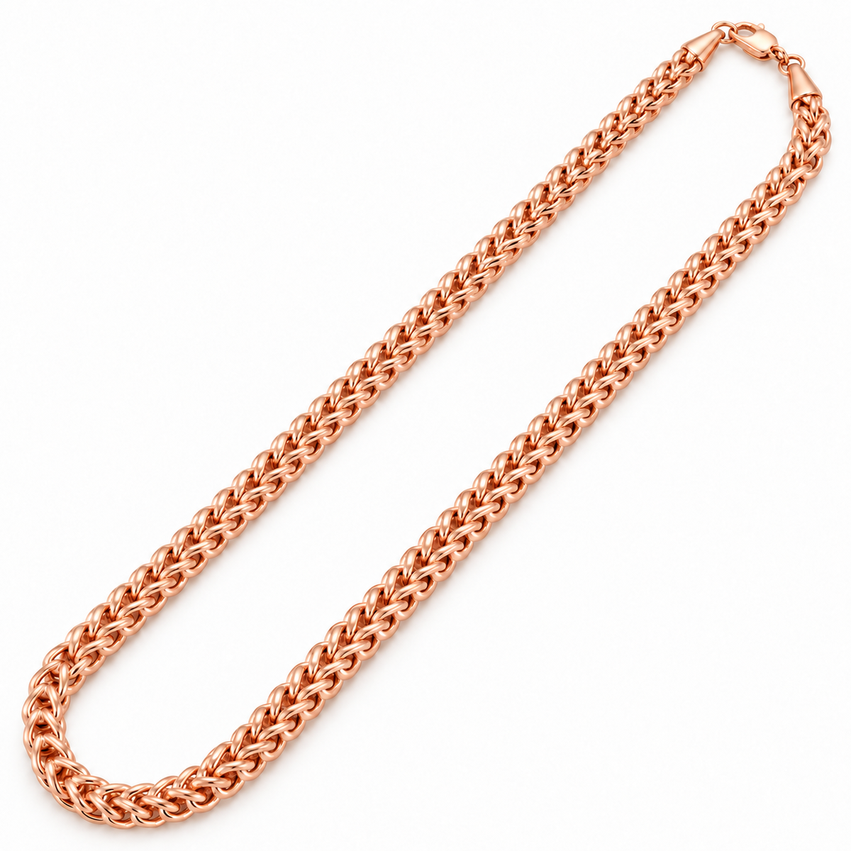 Rose gold Franco chain