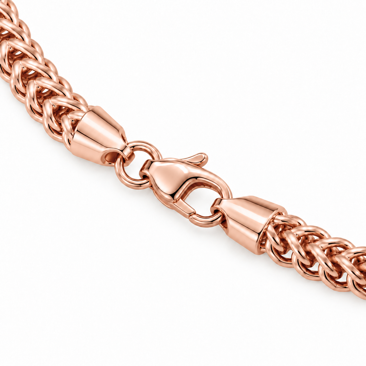 Rose gold Franco chain