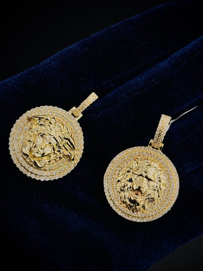 10K Gold 1 CTW Natural Diamond Pendant