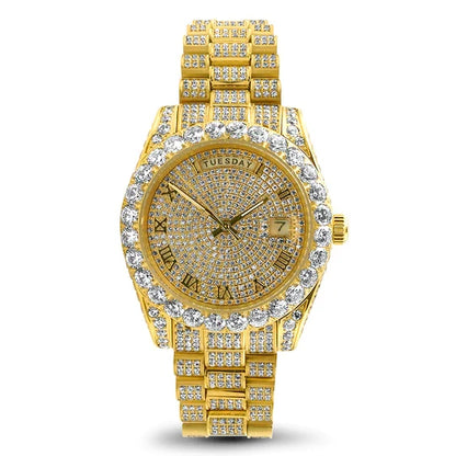 20 CT VVS Moissanite Automatic Legacy Watch, view 2