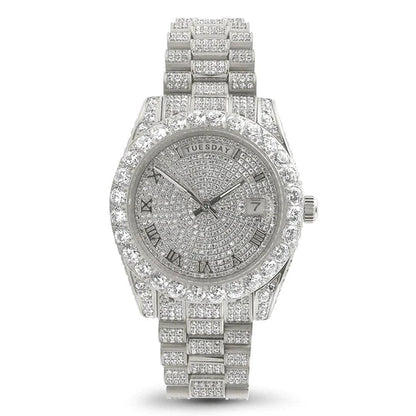 20 CT VVS Moissanite Automatic Legacy Watch