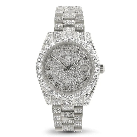 20 CT VVS Moissanite Automatic Legacy Watch