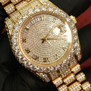 20 CT VVS Moissanite Automatic Legacy Watch, view 4