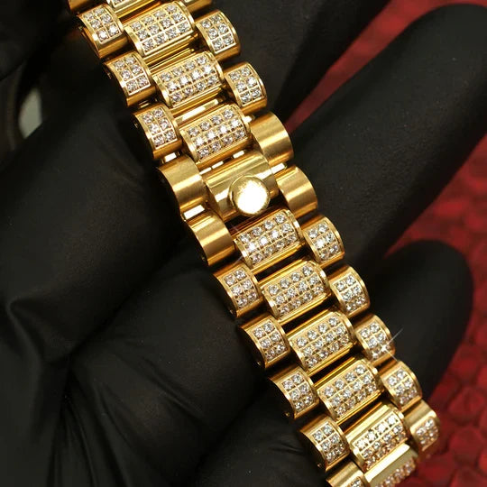 20 CT VVS Moissanite Automatic Legacy Watch, view 12