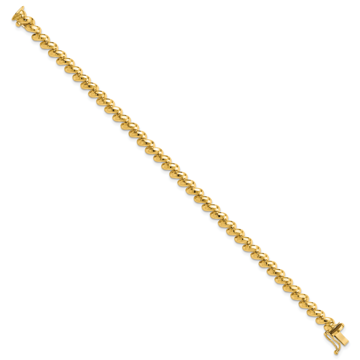 14K Yellow Gold San Marco Bracelet, view 7