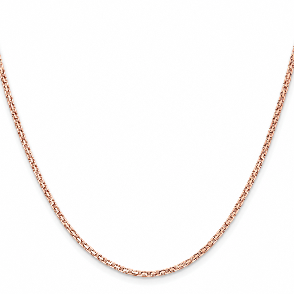 14K Rose Gold Bismark Chain, view 6