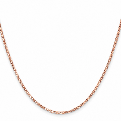 14K Rose Gold Bismark Chain, view 6
