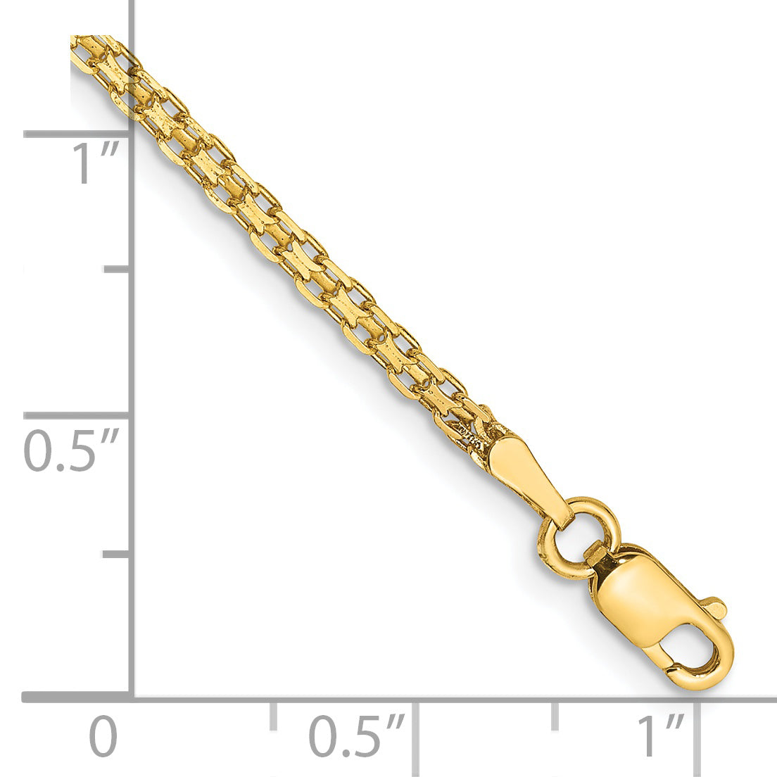 14K Yellow Gold Bismark Bracelet, view 12