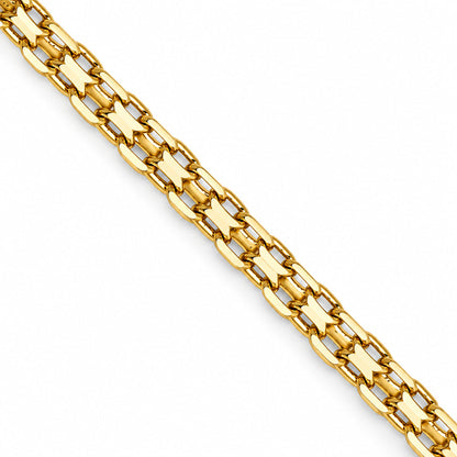 14K Yellow Gold Bismark Chain, view 6