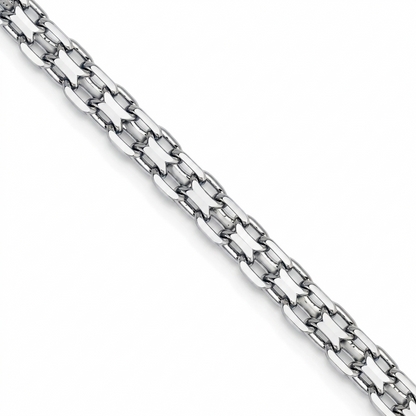 925 Sterling Silver Bismark Chain, view 7